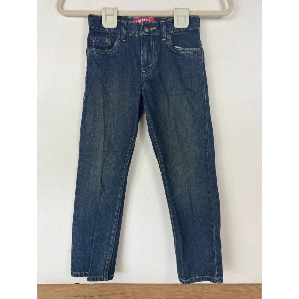 Levi's‎ 511 Skinny Boys Size 7 REG Fit Jeans Adjustable Waist Lightly Faded